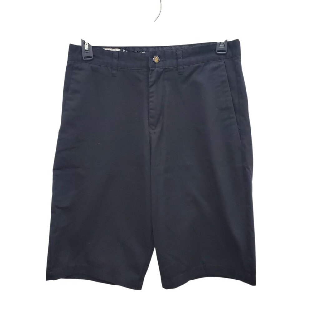 Volcom Stone Corpo Class Frickin Chino Short Black 12" Flat Front Bermuda‎ 31